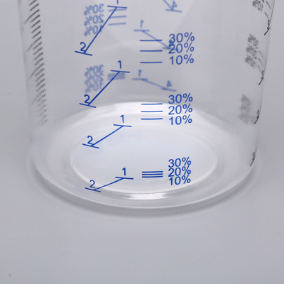 600ml Disposable Mixing cup Auto Plastic Single Use plastic pots measuring printed cup calibrated-up cup supplier