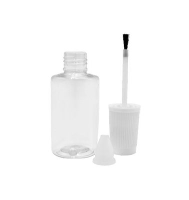 20ml pet plastic bottle with cap and brush steel ball car paint touch up paint bottle supplier